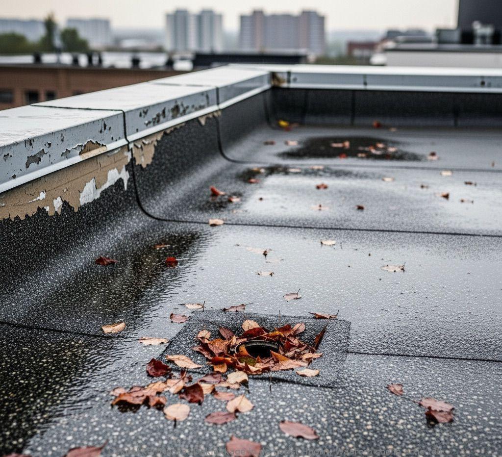 Daklekkage In De Herfst Hoorn