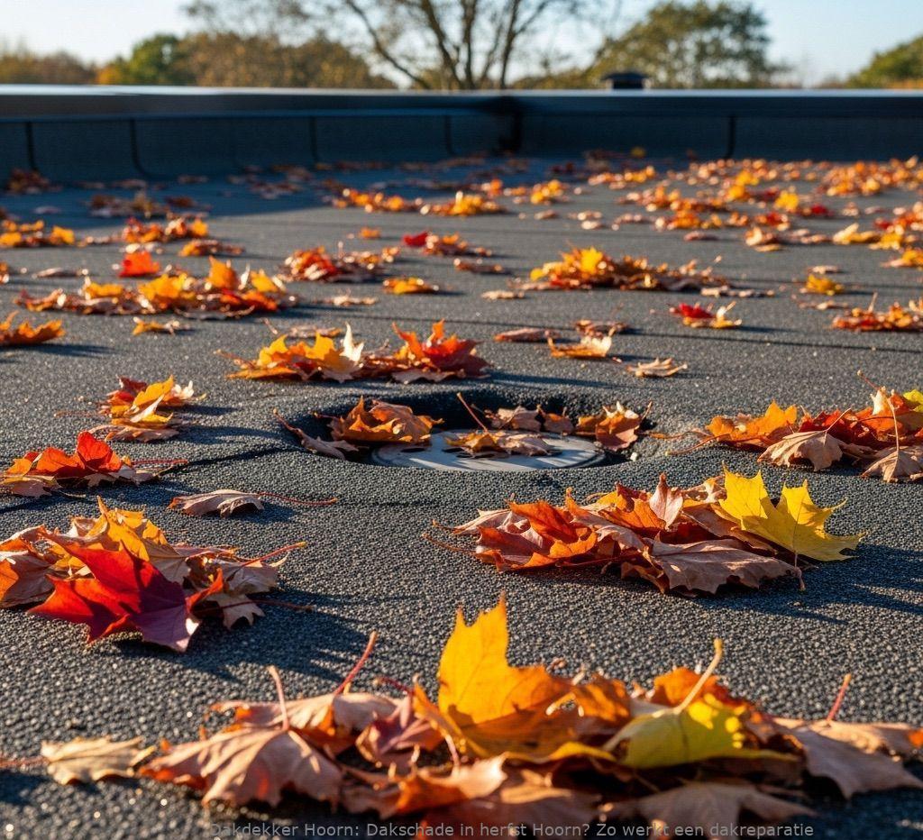 Dakschade In Herfst Hoorn
